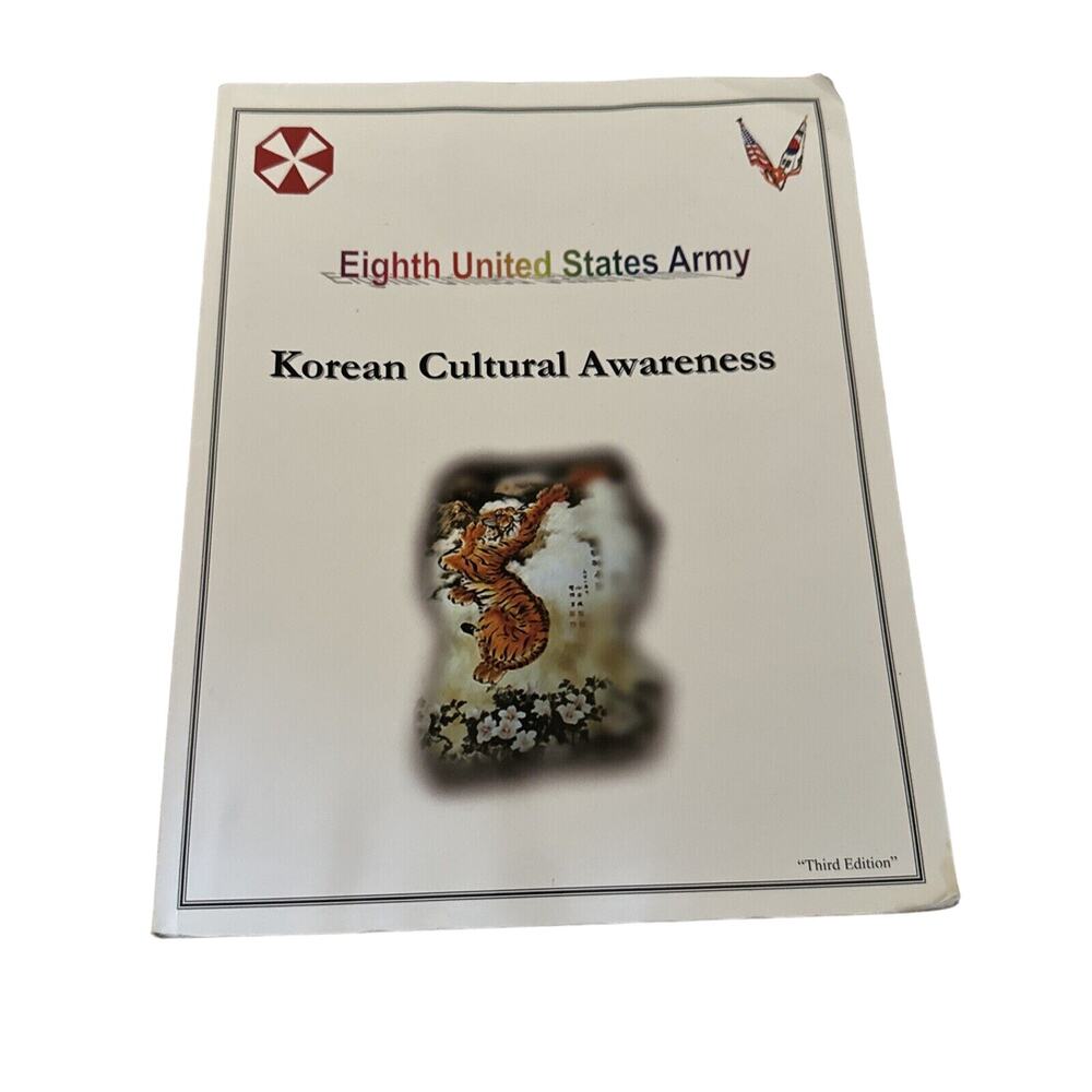 Eighth United States Army Korean Cultural Awareness Third Edition Book